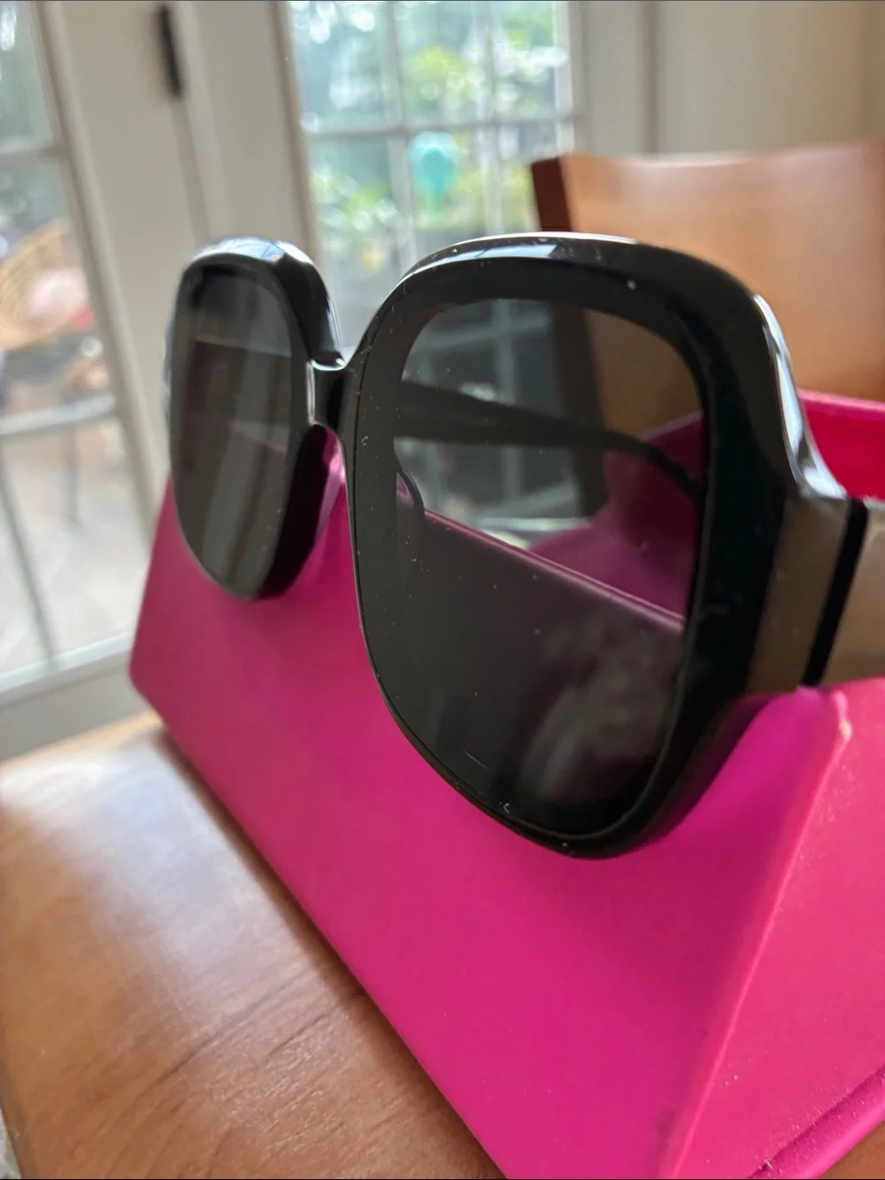 Black Oversized Square Women’s Sunglasses
